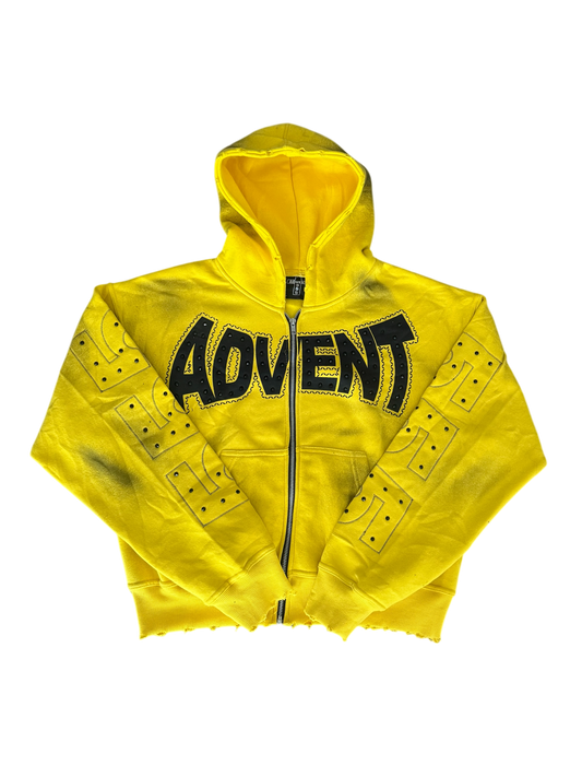 555 GEMSTONE ZIP-UP (YELLOW)